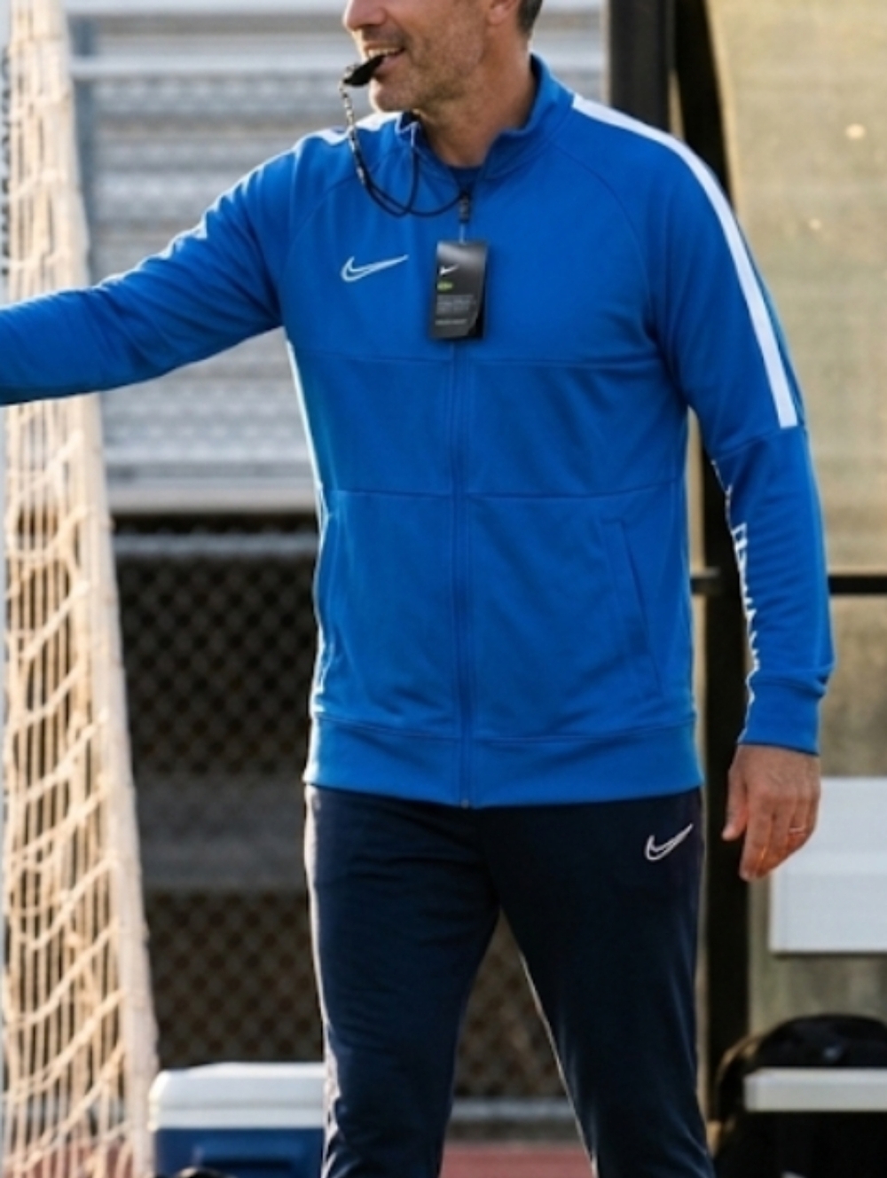 Nike Dri-FIT Academy 18 Soccer Track Jacket - Royal Blue/White (Men’s M)